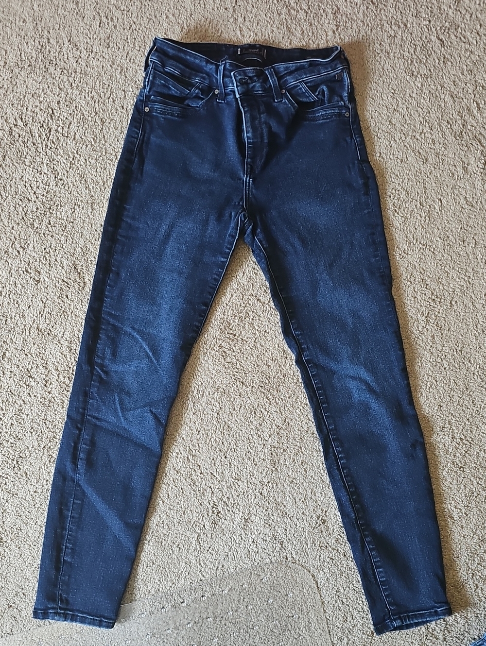 Women’s Dark Blue High-Rise Skinny Jeans